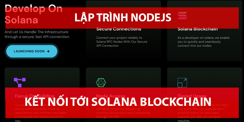 Hướng dẫn lập trình NodeJs kết nối tới Solana Blockchain