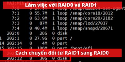 Hướng dẫn làm việc với RAID trên Ubuntu sử dụng command line