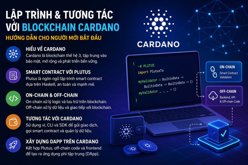 Bắt Đầu Lập Trình Cardano: Hướng Dẫn Tương Tác Blockchain Từ Cơ Bản Đến Thực Chiến
