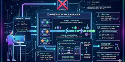 Hướng dẫn viết smart contract thực hiện tính toán và hoán đổi trực tiếp trên pool của Uniswap V4