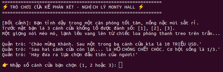 Phiên bản 1 "Trò chơi của Kẻ phán xét"
