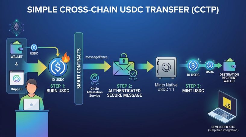 CCTP: Giao thức chuyển giao USDC chéo chuỗi do Circle phát triển