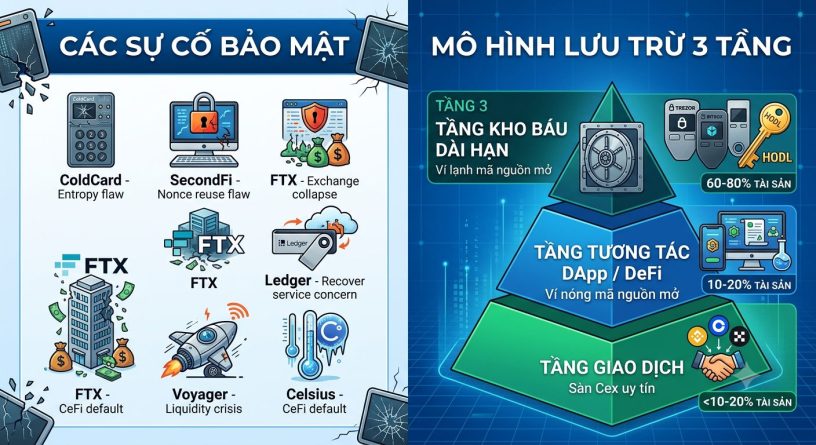Ví lạnh Coldcard bị hack – Ví nóng SecondFi gặp lỗi bảo mật nghiêm trọng – Lưu trữ Bitcoin và Crypto ở đâu mới thực sự an toàn