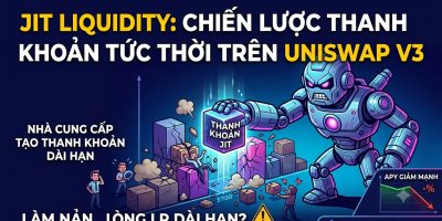 JIT Liquidity: Chiến lược thanh khoản tức thời trên Uniswap V3, chiến lược làm nản lòng các nhà cung cấp thanh khoản dài hạn