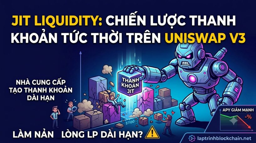 JIT Liquidity: Chiến lược thanh khoản tức thời trên Uniswap V3, chiến lược làm nản lòng các nhà cung cấp thanh khoản dài hạn