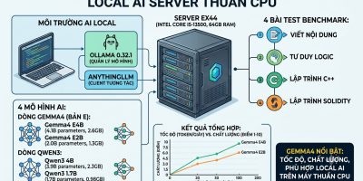 Local AI Không Cần GPU: Dựng AI Server Thuần CPU và Benchmark Một Số Mô Hình