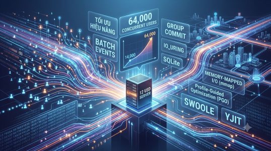 Từ 14,000 lên 64,000 concurrent users trên server 12 USD: Những bài học đáng giá về tối ưu hiệu năng
