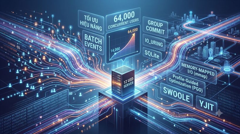 Từ 14,000 lên 64,000 concurrent users trên server 12 USD: Những bài học đáng giá về tối ưu hiệu năng